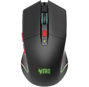 Мышь Acer Nitro OMR304 черный оптическая  (3200dpi) беспроводная BT / Radio USB  (6but)