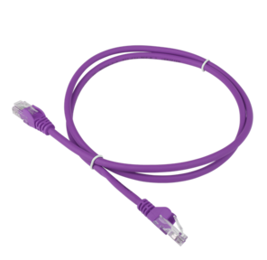 Патч-корд LANMASTER LSZH UTP кат.6,  0.5 м,  фиолетовый