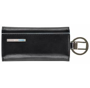 Ключница Piquadro Blue Square  (PC1397B2 / N) черный телячья кожа