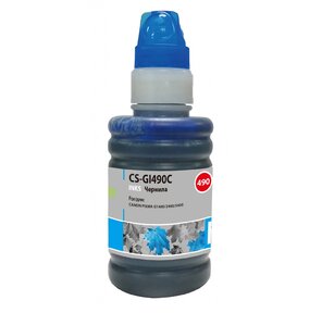 Чернила Cactus CS-GI490C голубой 100мл для Canon PIXMA G1400,  G2400,  G3400
