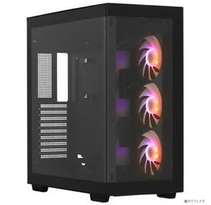 Корпус MidiTower Deepcool CH780 black  (ATX,  без БП,  ARGB,  4xUSB3.2 Type-A + USB3.2 Type-C)  (R-CH780-BKADE41-G-1)