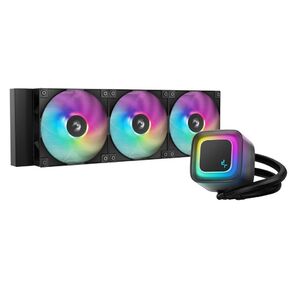 Кулер для процессора DEEPCOOL AG620 BK ARGB V2 LGA20XX / 1700 / 1200 / 115X / AM5 / AM4  (9шт / кор,  TDP 260W,  PWM,  ARGB DUAL Fan 120mm,  6 тепл. трубок,  черный) RET