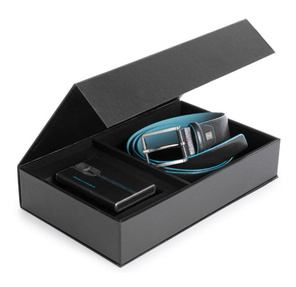 Ремень мужской Piquadro Blue Square CUBOX15B2R / N черный натур.кожа