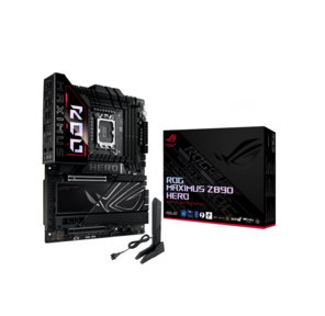 ASUS ROG MAXIMUS Z890 HERO,  LGA1851,  Z890,  4*DDR5,  4*SATA,  6*M.2,  8*USB 3.2,  Type-C,  2*PCIx16,  1*PCIx1,   2*Thunderbolt™ 4,  HDM,  ATX