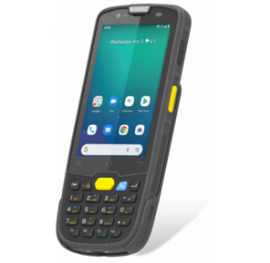 Терминал сбора данных /  MT6755 Sei Mobile Computer with 4" touchscreen,  2D CMOS Mega Pixel imager with Laser Aimer  (CM6x),  4GB / 64GB,  BT,  WiFi,  4G,  GPS,  NFC and Camera. Incl.  Protective case,  Handstrap. wrist strap,  USB cable,  battery and multiplug adapter. OS: Android 11 GMS.