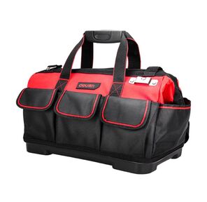 Сумка для инструментов с жестким пластиковым дном Deli DL430318  430 x 200 x 290мм,  14 карманов,  плечевой ремень,  ткань Оксфорд 1680D