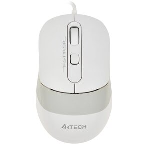 Мышь A4 FStyler FM10 белый / серый оптическая  (1000dpi) USB