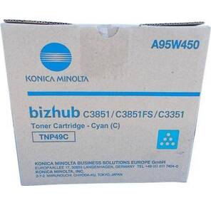 Тонер Konica-Minolta bizhub C3351 / C3851 синий TNP-49C