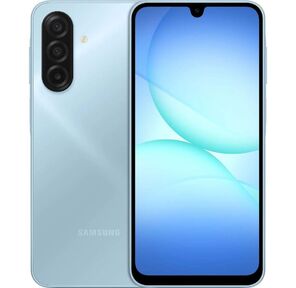 Смартфон Samsung SM-A175F Galaxy A17 128Gb 4Gb синий моноблок 3G 4G 2Sim 6.7" 1080x2340 Android 15 50Mpix 802.11 a / b / g / n / ac NFC GPS GSM900 / 1800 GSM1900 microSD max2048Gb