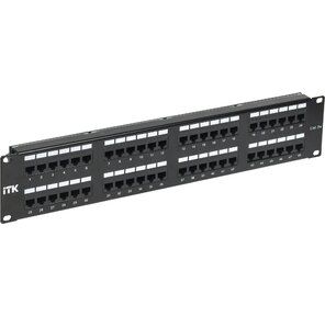 2U патч-панель кат.5Е UTP,  48 портов  (IDC Dual)