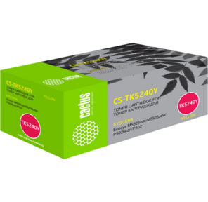 Тонер Картридж Cactus CS-TK5240Y желтый  (4000стр.) для Kyocera Ecosys M5521cdn / M5521cdw / P5021cdn / P5021cdw
