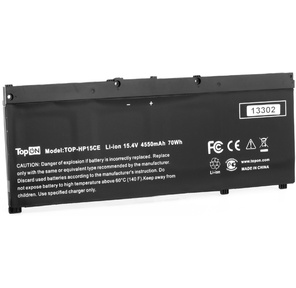 Батарея для ноутбука TopON TOP-HP15CE 15.4V 4550mAh литиево-ионная  (103286)