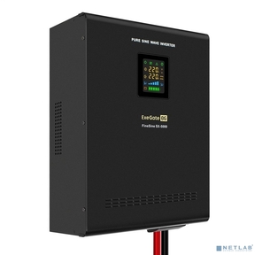 Exegate EX296004RUS ИБП  (инвертор,  синус,  для котла) настенный ExeGate FineSine SX-5000.LCD.AVR.2SH.T <5000VA / 3500W,  чистая синусоида,  цветной LCD-дисплей,  AVR,  2*Schuko + клеммы,  линейно-интерактивны