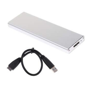 ORIENT 3502S U3,  USB 3.0  (USB 3.1 Gen1) контейнер для SSD M.2  (NGFF) SATA 6Gb / s  (ASM1153E),  поддержка TRIM,  алюминий,  серебристый цвет  (30778)
