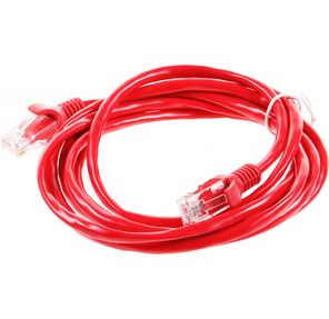 Патч-корд Premier PP12-2M / R 1000Гбит / с UTP 4 пары cat.5E CCA molded 2м красный RJ-45  (m)-RJ-45  (m)