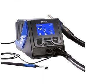 Термовоздушная паяльная станция Atten GT-8102 ,  230В (1000Вт),  двухканальная,  ваккумный манипулятор