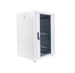 Шкаф коммутационный ЦМО  (ШТК-Э-18.6.8-13АА) напольный 18U 600x800мм пер.дв.стекл металл 2 бок.пан. 540кг серый 715мм 50кг