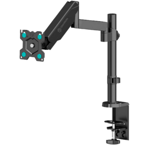 ONKRON G70 BLACK Кронштейн для монитора 13-32" макс. 100*100,  струбцина,  наклон -35?+35? поворот 360?,  вылет от основание 0-534мм,  макс.перемещение по вертикали 0-600мм,  кабель-канал,  пружина,  нагрузка 1-8кг