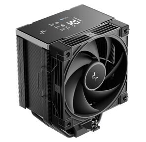 Кулер для процессора DEEPCOOL AK700 DIGITAL NYX LGA1851 / 1700 / 1200 / 115X / AM5 / AM4  (9шт / кор,  TDP 260W,  PWM,  Fan 120mm,  7 тепл. трубок,  Copper Base,  черный) RET