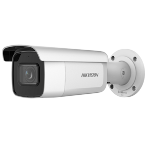 Hikvision 8Мп уличная цилиндрическая IP-камера с EXIR-подсветкой до 60м и технологией AcuSense1 / 2, 8" Progressive Scan CMOS; моторизированный вариообъектив 2.8-12мм; угол обзора 108°~30°; механический