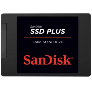 Твердотельный накопитель SanDisk SSD PLUS 2, 5” SATA 1Tb,  SDSSDA-1T00-G28,  1 year