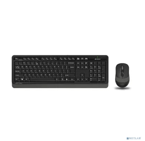 A-4Tech Клавиатура + мышь A4 Fstyler FG1010 GREY клав:черный / серый мышь:черный / серый USB беспроводная [1147570]