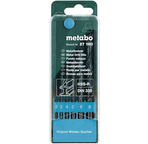 Metabo 627160000 Набор HSS-R 6 сверел  (2-8 мм) пластик.коробка