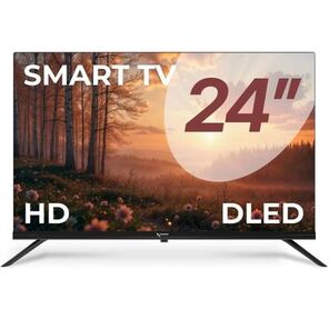 Телевизор Триколор P24HH302,  SMART TV,  24",  голос,  черный