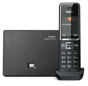 Телефон IP Gigaset COMFORT 550A IP FLEX RUS черный  (S30852-H3031-S304)