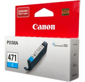 Картридж струйный Canon CLI-471C 0401C001 голубой для Canon PIXMA MG5740 / MG6840 / MG7740