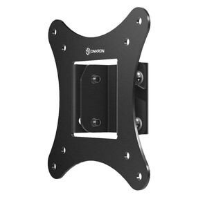 Кронштейн ONKRON /  10-32" макс. 100*100,  наклон -5"+15",  поворот 0",  вылет от стены 30-43мм,  вес до 20кг,  черный