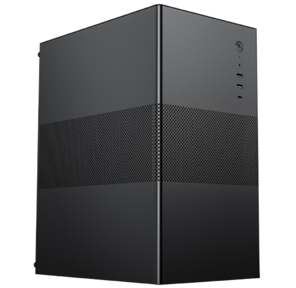 Корпус для ПК ACD Coffer 109B *m*ATX,  Type-C + USB3.0 + USB ports + HD audio combo,  Mesh,  Black.
