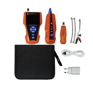 Кабельный тестер с измерением длины,  трассировкой кабельных линий и определением POE,  с функцией рефлектометра