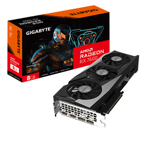 Видеокарта Gigabyte PCI-E 4.0 GV-R76GAMING OC-8GD AMD Radeon RX 7600 8192Mb 128 GDDR6 2355 / 18000 HDMIx2 DPx2 HDCP Ret
