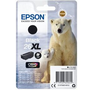 Картридж струйный Epson C13T26214012 черный для Epson XP-600 / 605 / 700 / 710 / 800  (500стр.)
