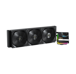 Система водяного охлаждения Ocypus Sigma L36 PRO BK,  360mm,  LCD Pump,  3x120mm FDB fans,  LGA115X / 1200 / 1700 / 18XX,  AM4 / AM5