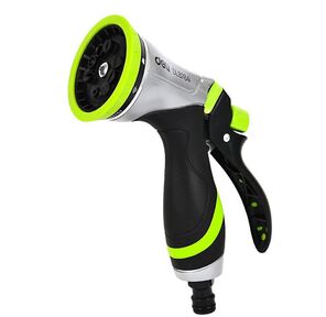 Пистолет-распылитель поливочный Deli DL8764 10 режимов распыления,  диаметр шланга 3 / 4";,  прорезиненная рукоять,  корпус из цинкового сплава