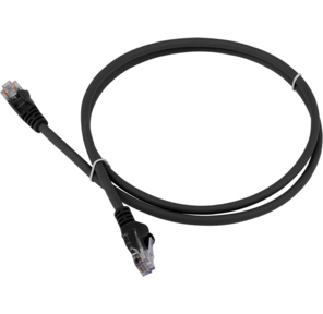 Патч-корд LANMASTER LSZH UTP кат.6,  5.0 м,  черный