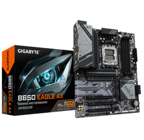 Материнская плата Gigabyte B650 EAGLE AX SocketAM5 AMD B650 4xDDR5 ATX AC`97 8ch (7.1) GbLAN RAID+HDMI+DP