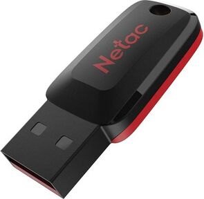 Netac NT03U197N-128G-20BK 128Gb U197 USB2.0 черный / красный