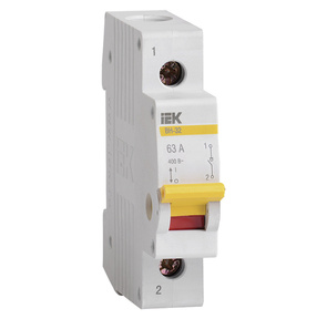 Iek MNV10-1-063 Выключатель нагрузки  (мини-рубильник) ВН-32 1Р 63А ИЭК