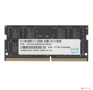 Apacer DDR4 SODIMM 16GB ES.16G2V.GNH PC4-21300,  2666MHz