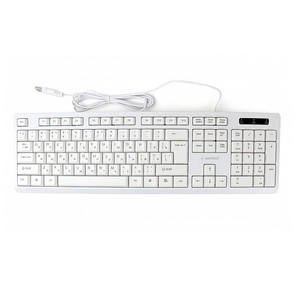 Клавиатура Gembird KB-8355U, {USB, белый,  104 клавиши,  кабель 1, 5м}