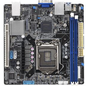 Материнская плата ASUS P12R-I Mini-ITX,  LGA 1200,  2x DDR4 DIMM  (to 64GB ECC UDIMM),  6x USB 3.0  (4 rear),  6x SATA  (4 in MiniSAS HD),  1x PCIE x16,  1xM.2 2280,  LAN 2x 1Gb,  Video AST2600,  IPMI Option  (507604)