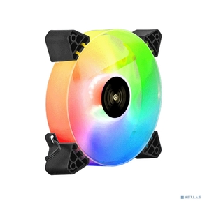 Вентилятор 12В DC с подсветкой ExeGate EX12025H6PYH-PWM.ARGB  (120x120x25 мм,  Hydraulic bearing  (гидродинамический),  6pin,  1200RPM,  ARGB подсветка,  33dBA)