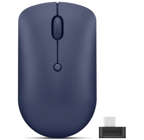Мышь Lenovo 540 USB-C Wireless Compact темно-синий оптическая 2400dpi беспров. BT / Radio USB  (GY51D20871)
