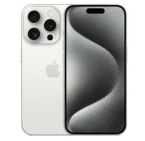 Смартфон Apple A3104 iPhone 15 Pro 128Gb белый титан моноблок 3G 4G 2Sim 6.1" 1179x2556 iOS 17 48Mpix 802.11 a / b / g / n / ac / ax NFC GPS Protect