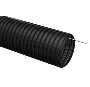 Iek CTG20-20-K02-025-1 Труба гофр.ПНД d 20 с зондом  (25 м)  черный