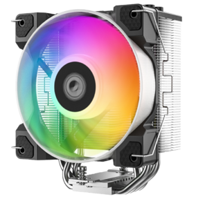 ID-COOLING SE-214-XT DF LGA1700 / 1200 / 115X / AM4  (16шт / кор,  TDP 180W,  PWM,  4 тепл.трубки прямого контакта,  FAN 120mm,  ARGB) RET