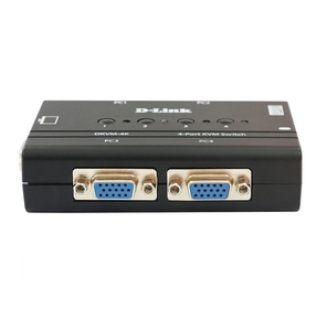 Переключатель D-Link 4-портовый KVM-переключатель с портами VGA и PS / 2